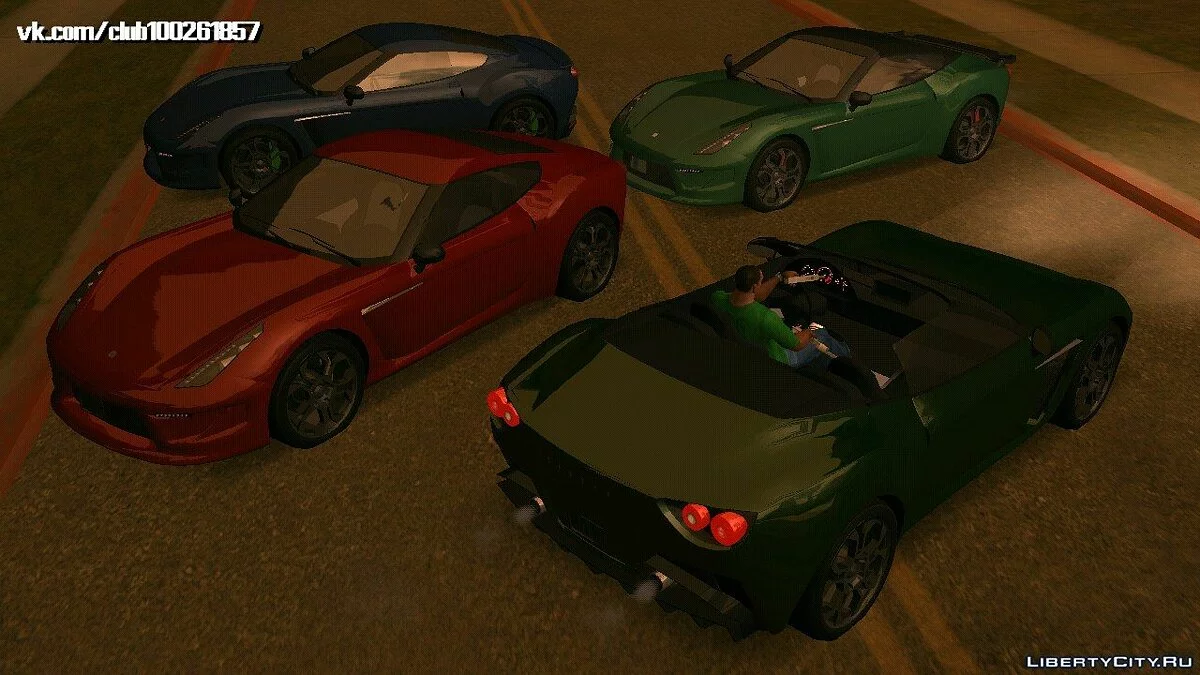 Grotti Carbonizzare из GTA5 (только DFF) / GTA San Andreas (iOS, Android)