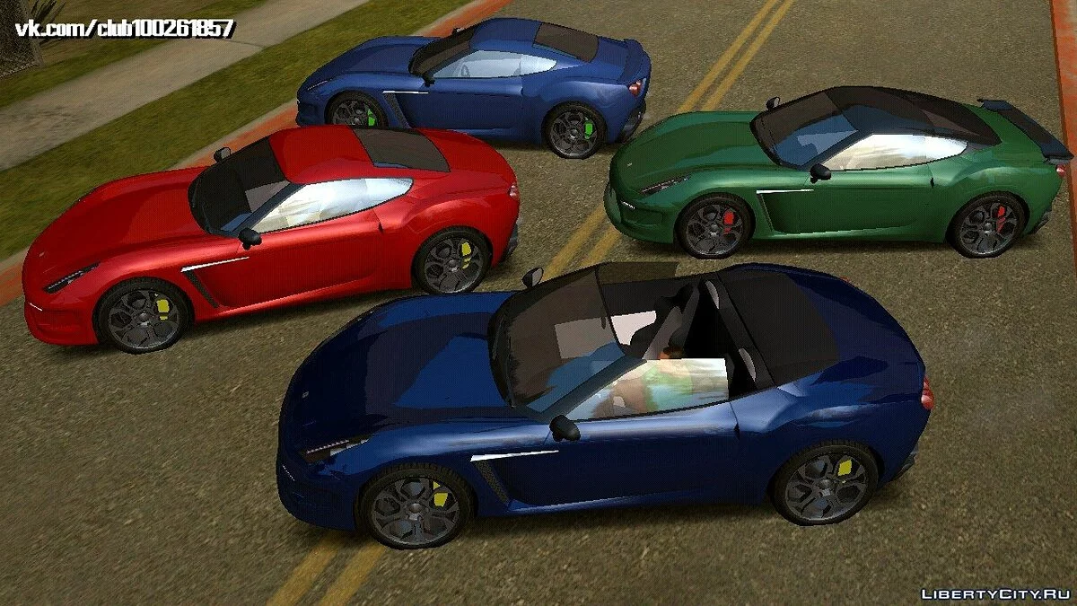 Grotti Carbonizzare из GTA5 (только DFF) / GTA San Andreas (iOS, Android)