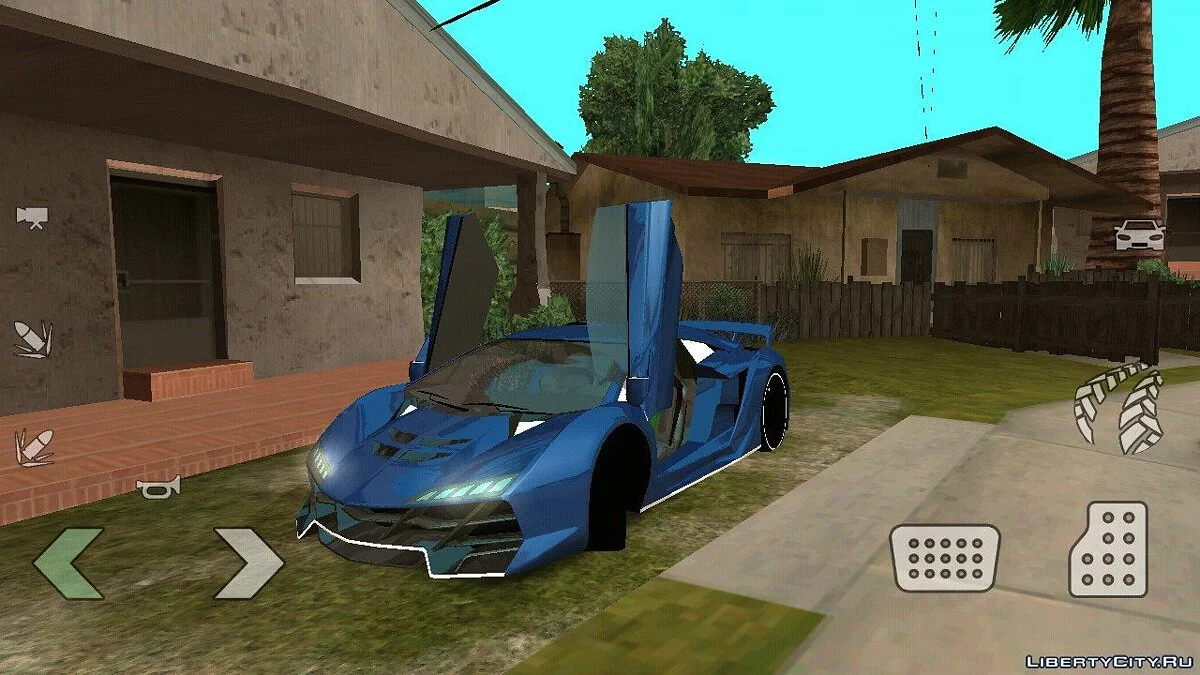 Pegassi Zentorno из GTA 5 (только DFF) / GTA San Andreas (iOS, Android)