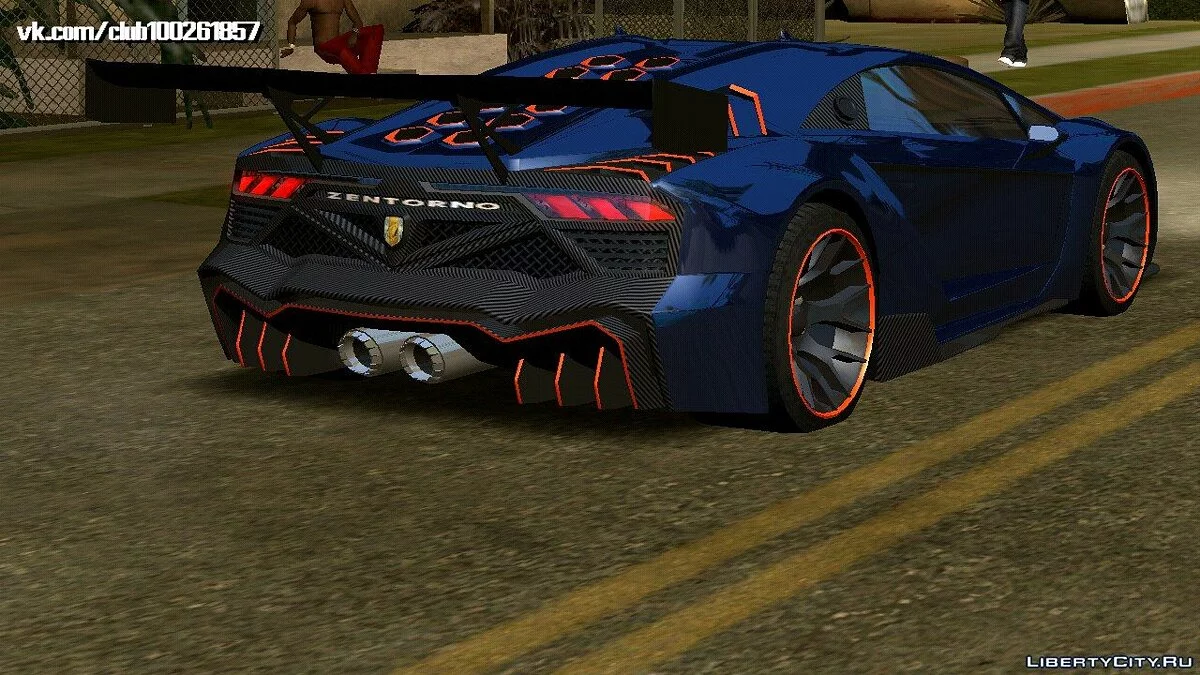 Zentorno из GTA 5 (только DFF) / GTA San Andreas (iOS, Android)