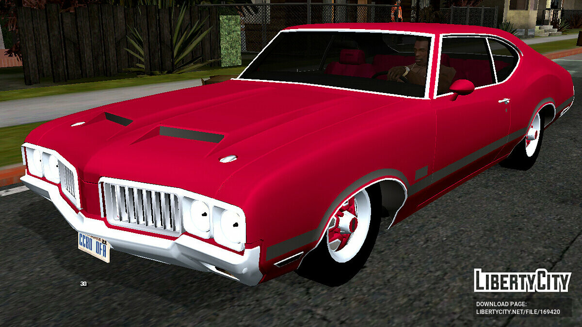 Скачать Oldsmobile Cutlass 1970 (только DFF) для GTA San Andreas (iOS,  Android)