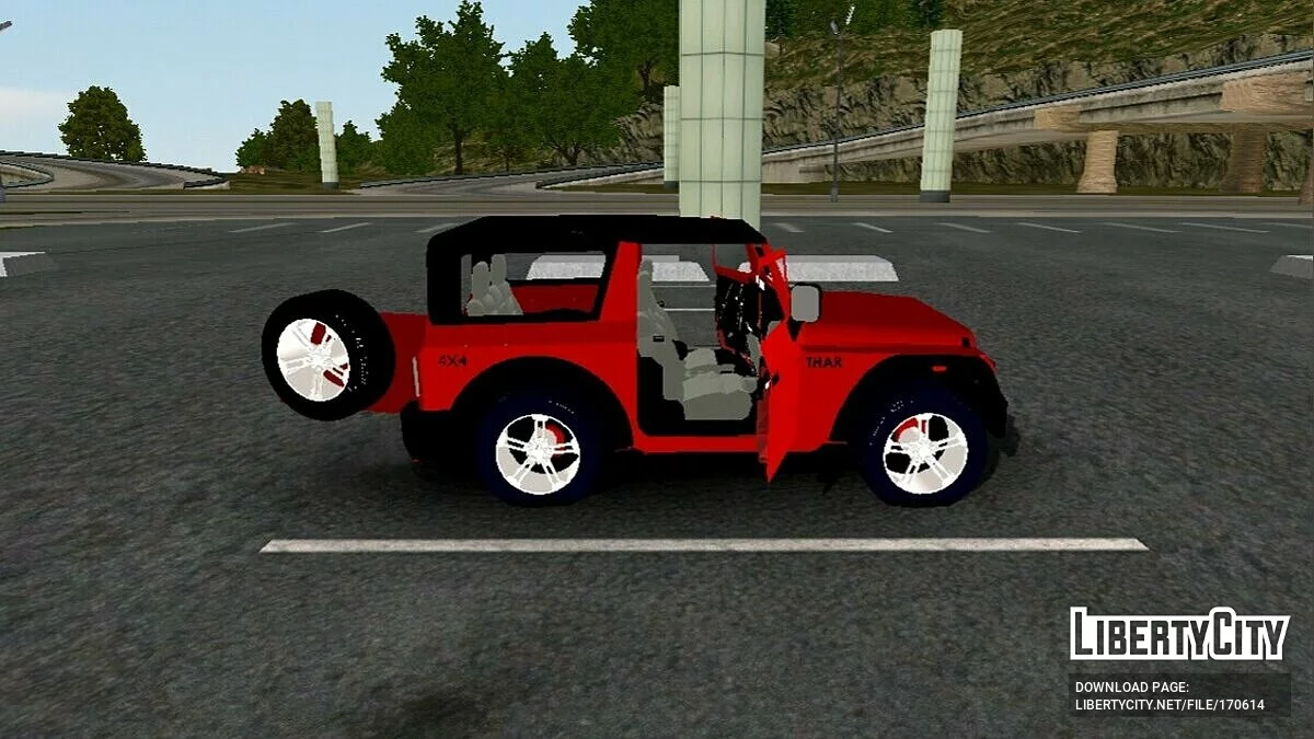 Mahindra Thar 2022 (только DFF) / GTA San Andreas (iOS, Android)