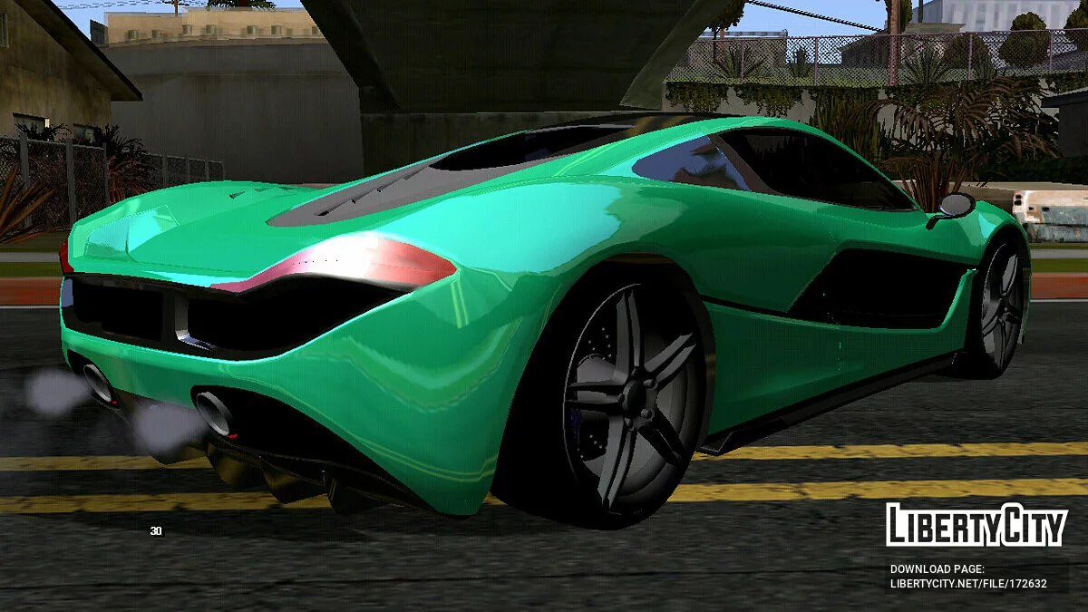 Progen T20 из GTA 5 + тюнинг (только DFF) / GTA San Andreas (iOS, Android)