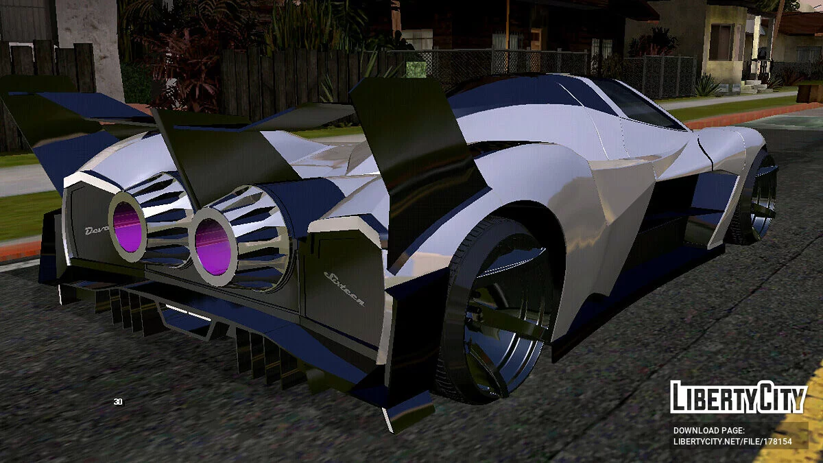 Hypercar Devel Sixteen (только DFF) / GTA San Andreas (iOS, Android)
