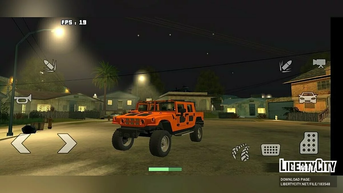 GTA 5 Mammoth Patriot Mil-Spec (только DFF) / GTA San Andreas (iOS, Android)