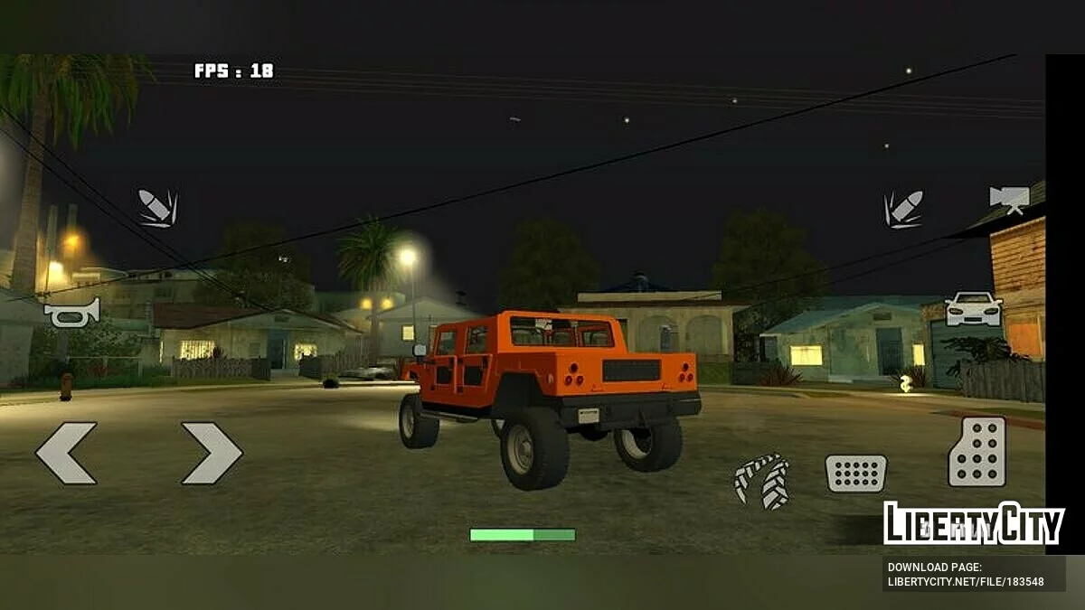 GTA 5 Mammoth Patriot Mil-Spec (только DFF) / GTA San Andreas (iOS, Android)