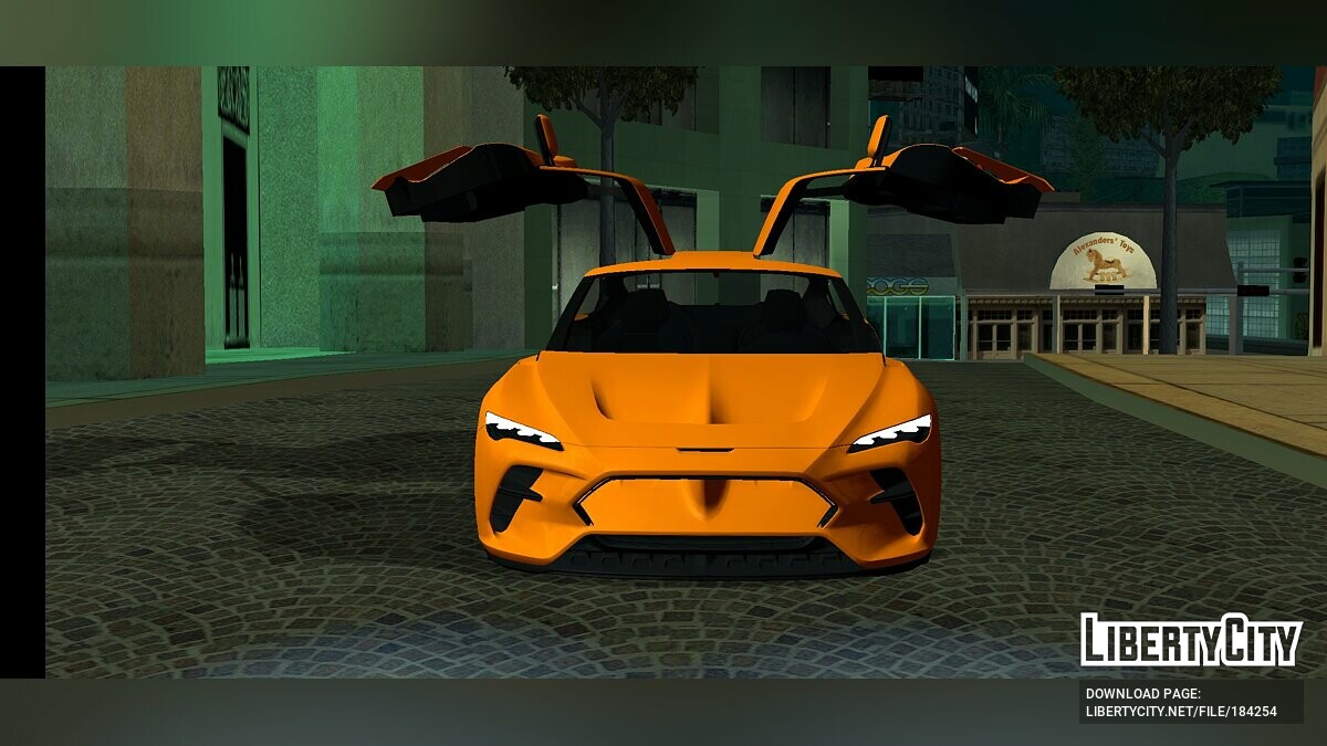 Скачать Italdesign Davinci (только DFF) для GTA San Andreas (iOS, Android)