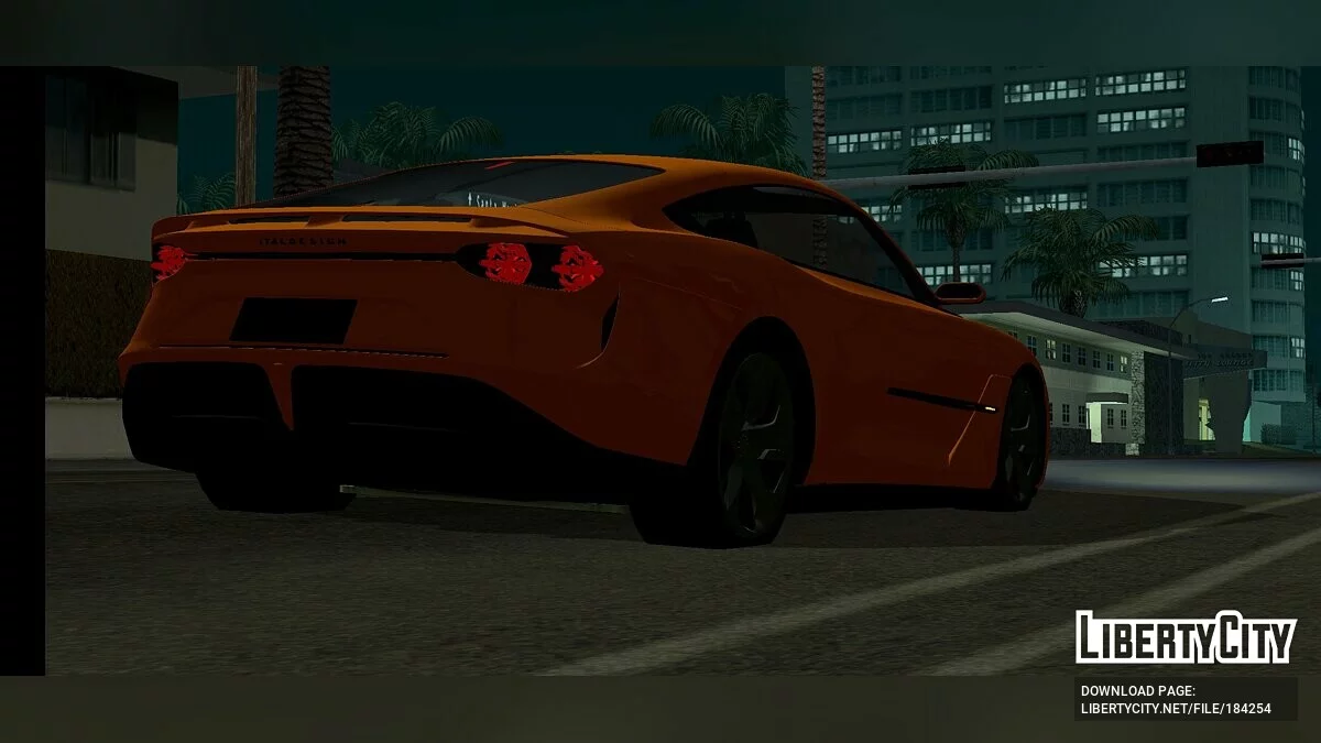 Italdesign Davinci (только DFF) / GTA San Andreas (iOS, Android)