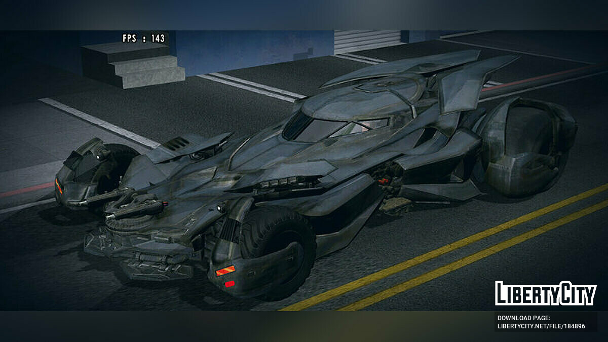 Скачать Batmobile для GTA San Andreas (iOS, Android)