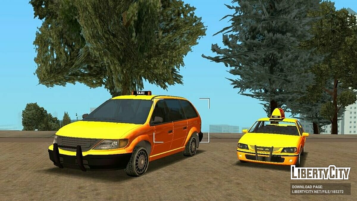 Замена taxi.dff в GTA San Andreas (iOS, Android) (54 файла)