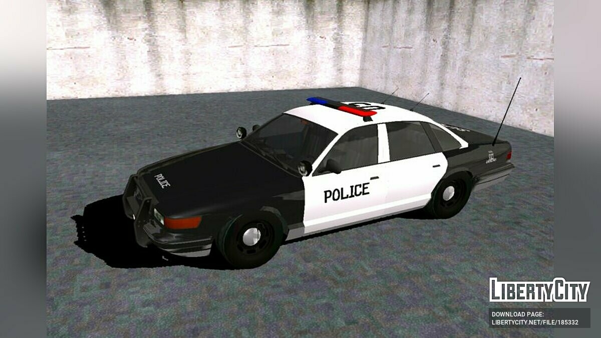 Скачать Vapid Stanier I Police Cruiser (только DFF) для GTA San Andreas  (iOS, Android)