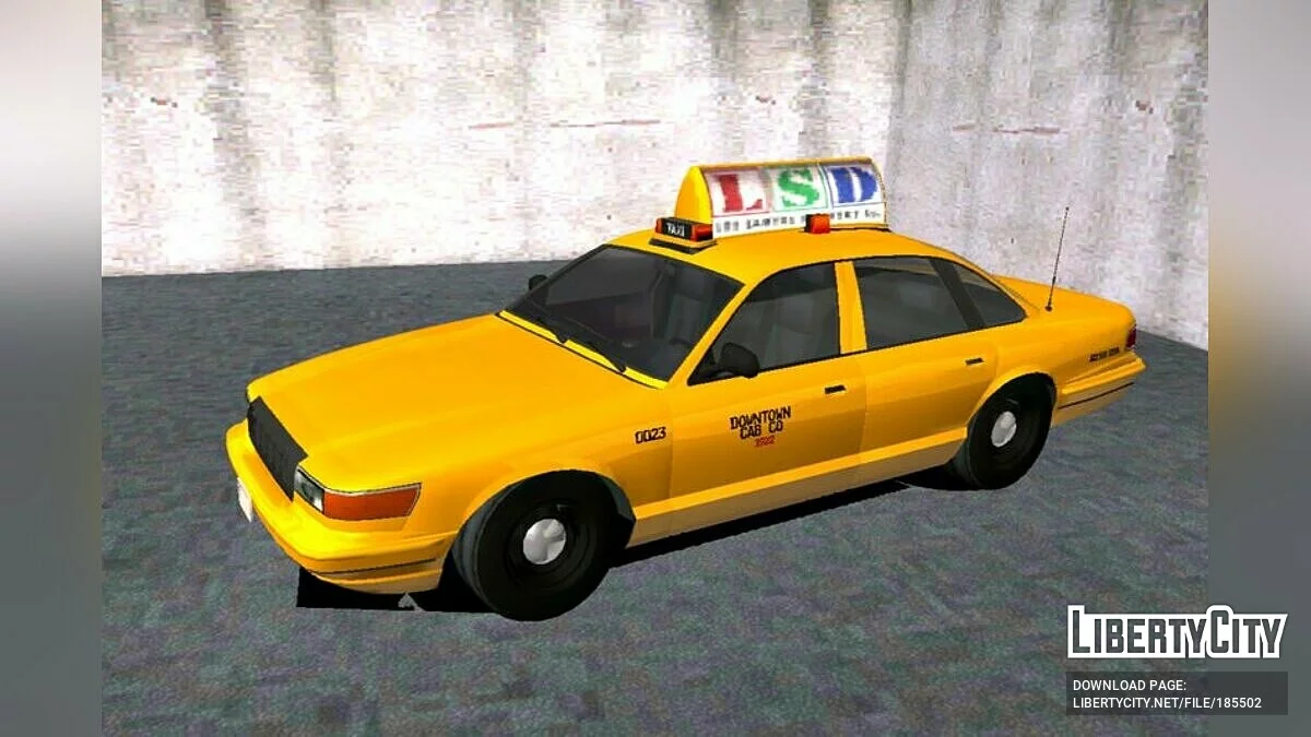 Vapid Stanier I Taxi (только DFF) / GTA San Andreas (iOS, Android)