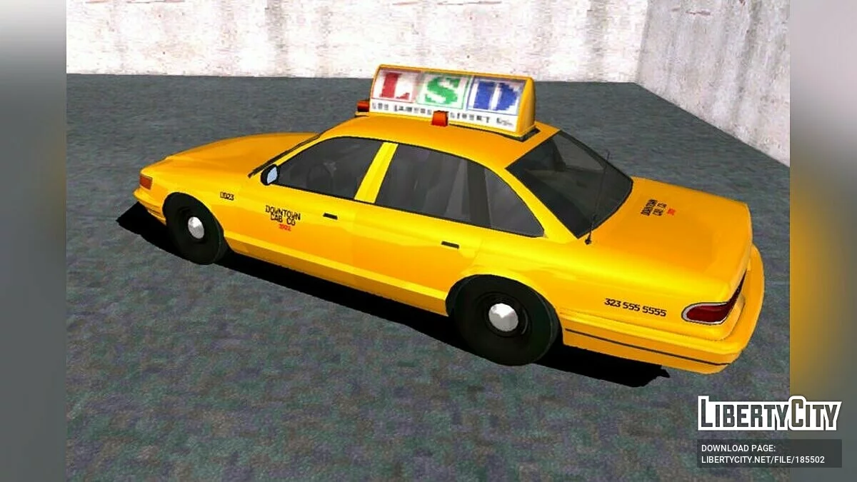 Vapid Stanier I Taxi (только DFF) / GTA San Andreas (iOS, Android)