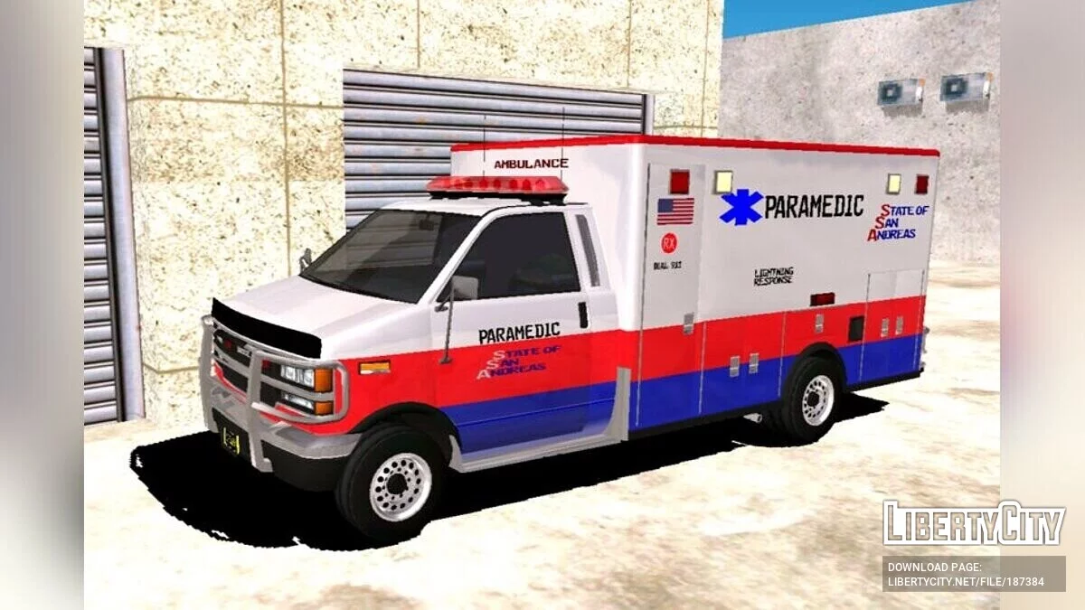 Brute Ambulance (только DFF) / GTA San Andreas (iOS, Android)