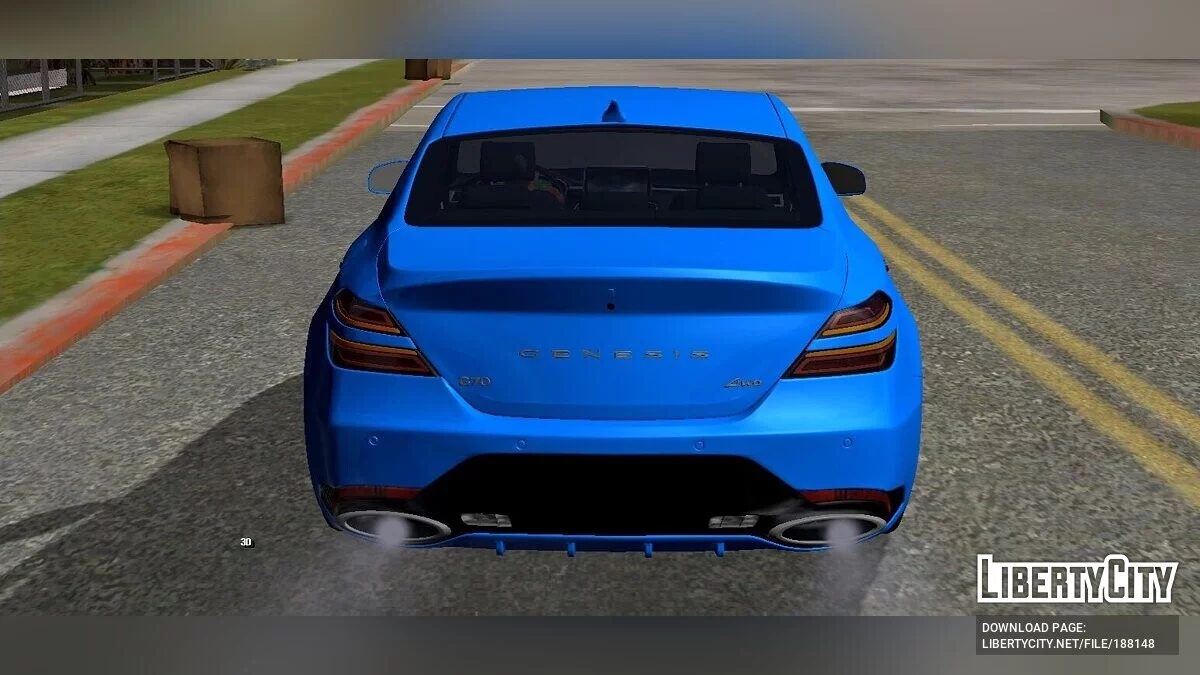 Equus Genesis G70 2021 (только DFF) / GTA San Andreas (iOS, Android)
