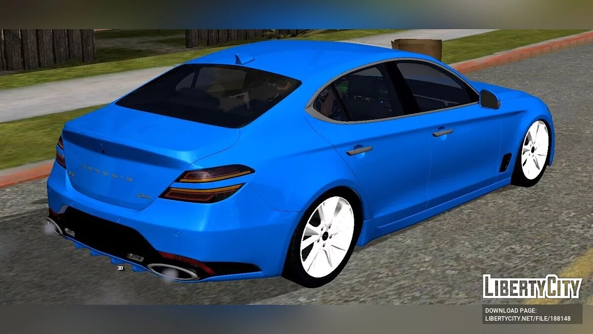 Equus Genesis G70 2021 (только DFF) / GTA San Andreas (iOS, Android)