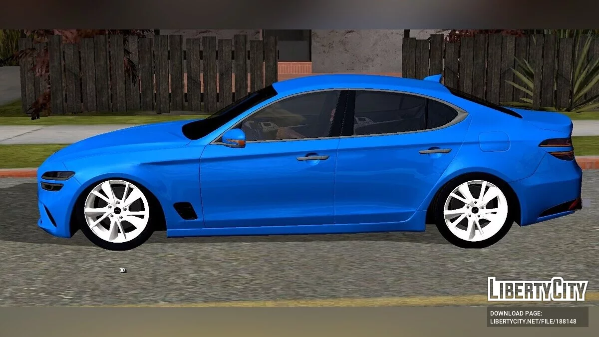 Equus Genesis G70 2021 (только DFF) / GTA San Andreas (iOS, Android)