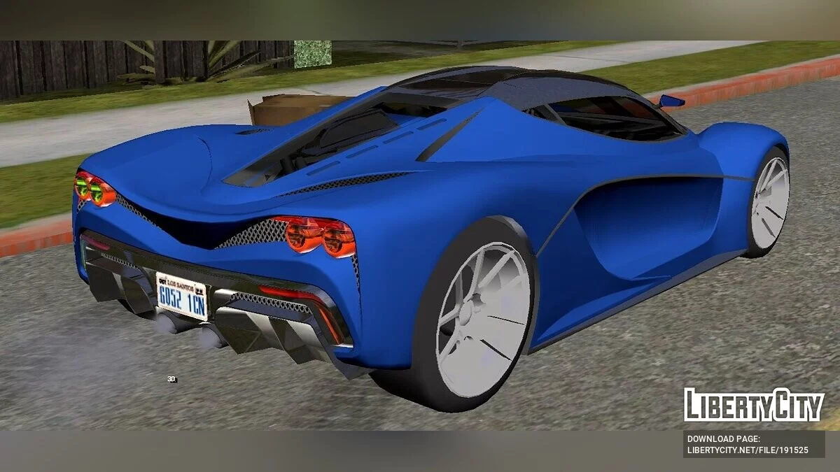 GTA 5 Grotti Turismo R (только DFF) / GTA San Andreas (iOS, Android)