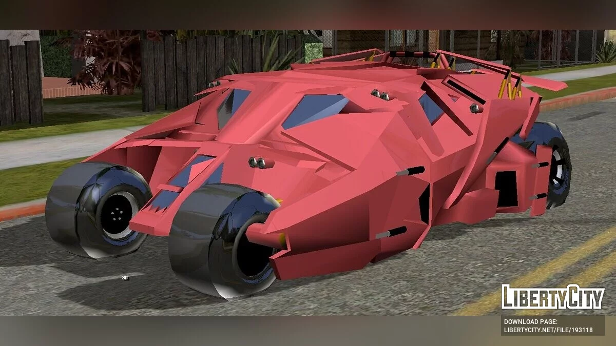 Бэтмобиль (только DFF) / GTA San Andreas (iOS, Android)