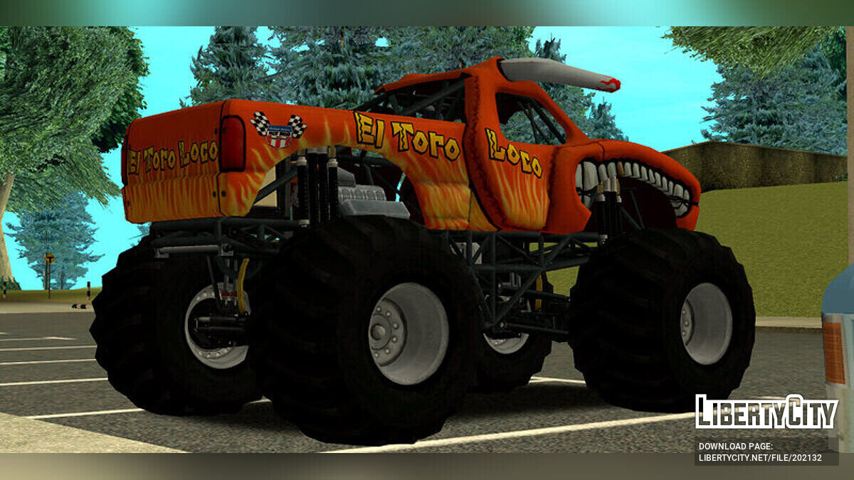 Скачать Monster Truck (El Toro Loco) для GTA San Andreas (iOS, Android)