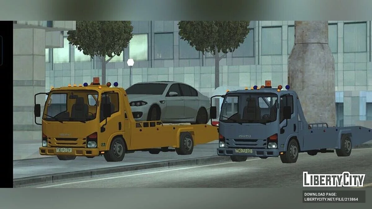 Isuzu Evakuator Cekici Tow Truck Azerbaijan / GTA San Andreas (iOS, Android)
