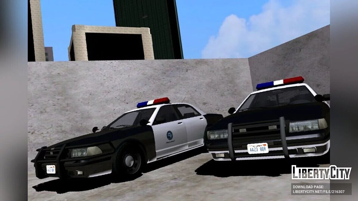 Vapid Police Cruiser (Stanier LE) - только DFF / GTA San Andreas (iOS, Android)
