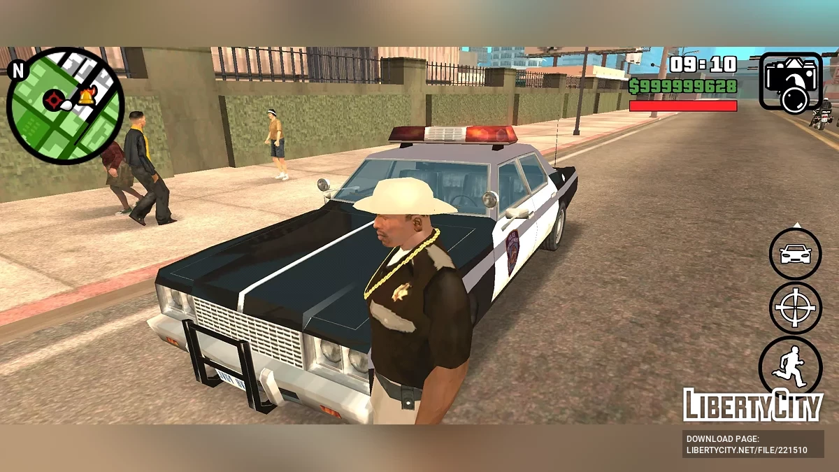 Полицейский департамент Либерти-Сити (LCPD) 1970-х / GTA San Andreas (iOS, Android)