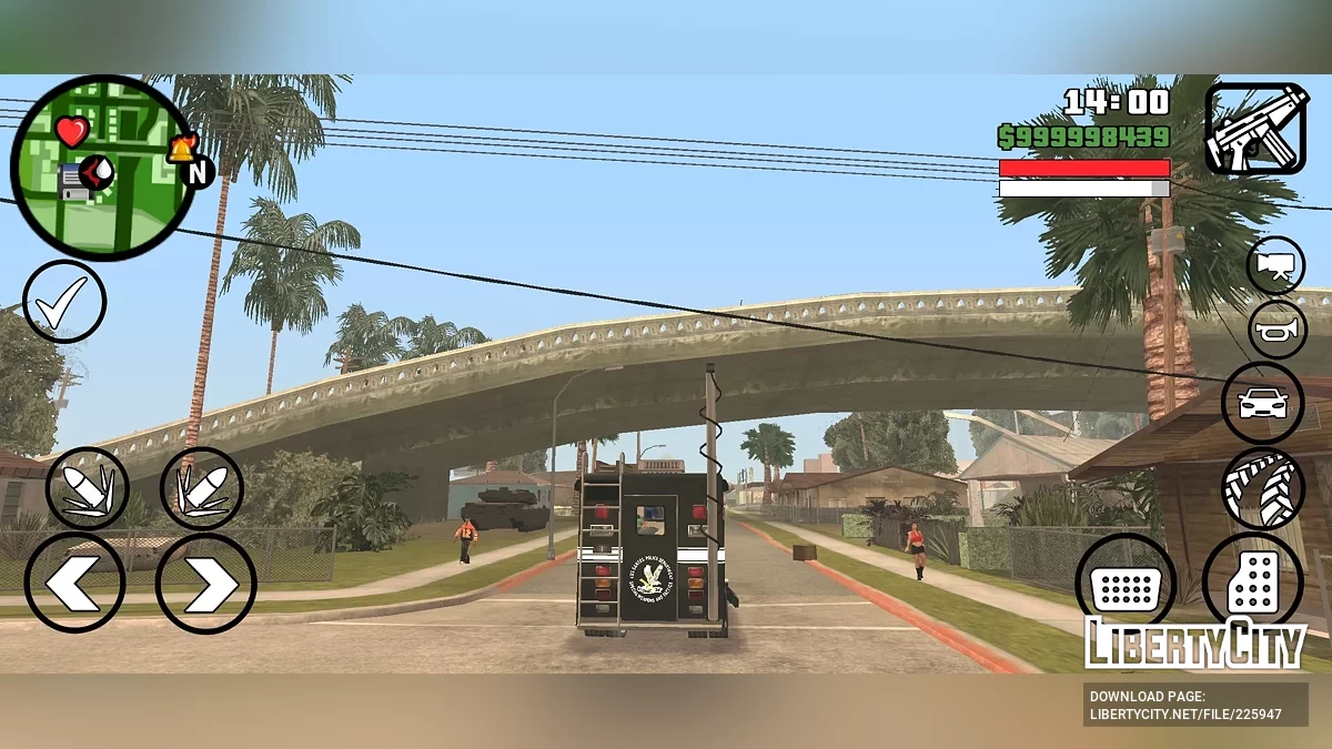 Мобильный командный центр SWAT Лос-Анджелеса / GTA San Andreas (iOS, Android)