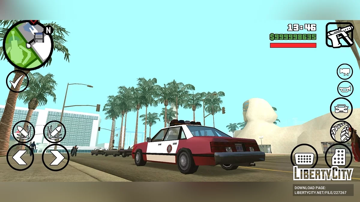 Полицейская машина из Vice City / GTA San Andreas (iOS, Android)