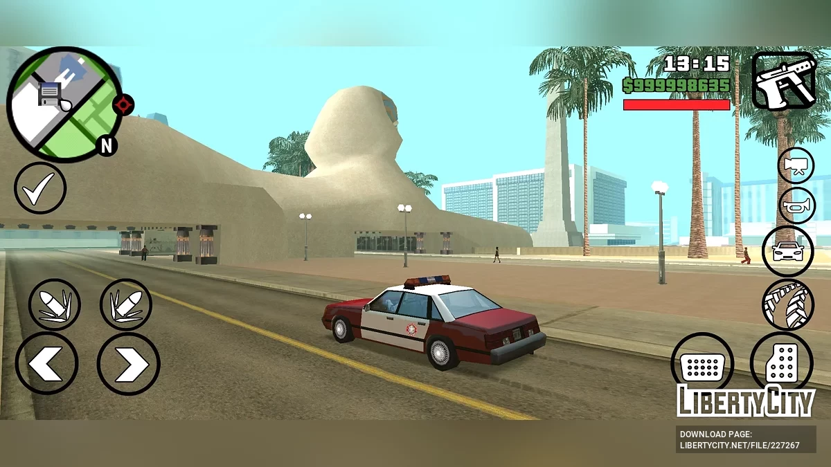 Полицейская машина из Vice City / GTA San Andreas (iOS, Android)
