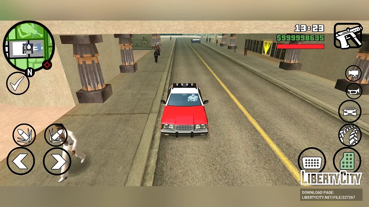 Полицейская машина из Vice City / GTA San Andreas (iOS, Android)
