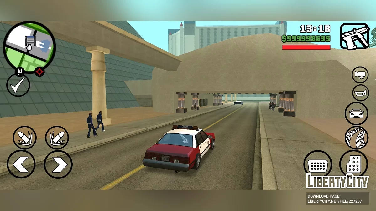 Полицейская машина из Vice City / GTA San Andreas (iOS, Android)