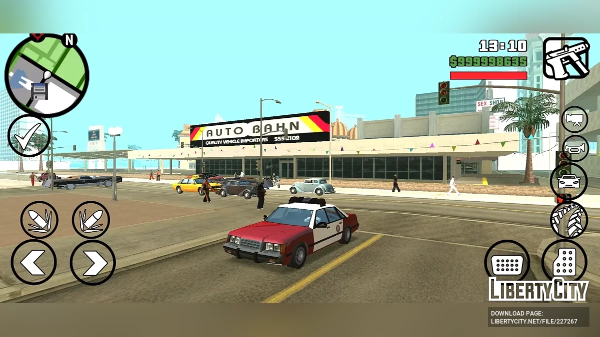 Полицейская машина из Vice City / GTA San Andreas (iOS, Android)