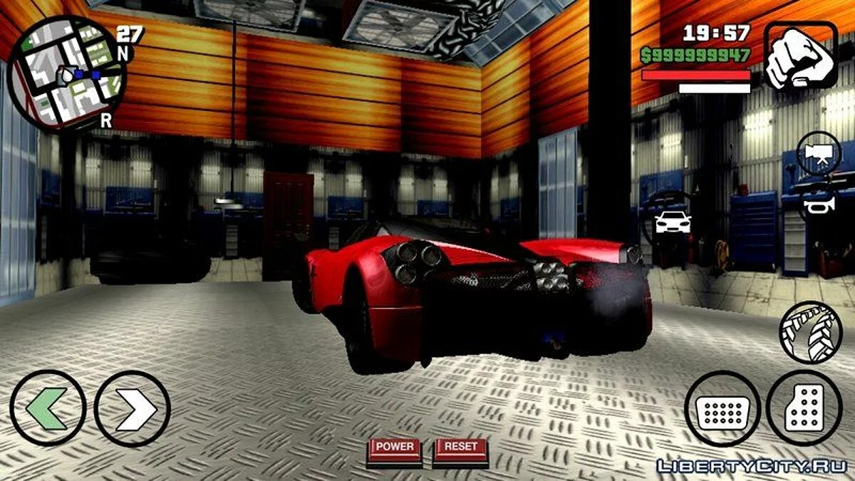 Pagani Huayra / GTA San Andreas (iOS, Android)