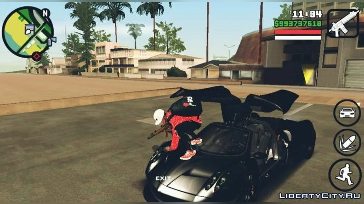 2020 Pagani Huayra for Mobile / GTA San Andreas (iOS, Android)