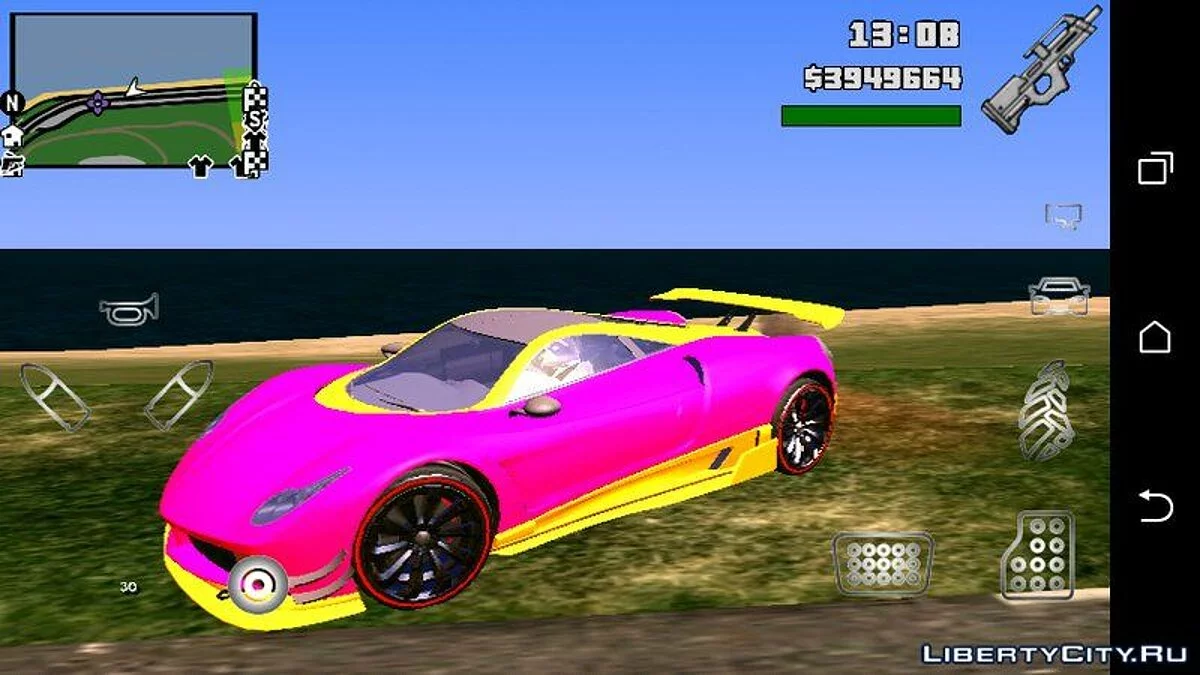 Pegassi Osiris из GTA 5 (только DFF) / GTA San Andreas (iOS, Android)