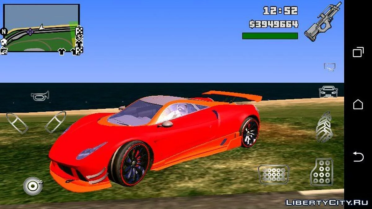 Pegassi Osiris из GTA 5 (только DFF) / GTA San Andreas (iOS, Android)