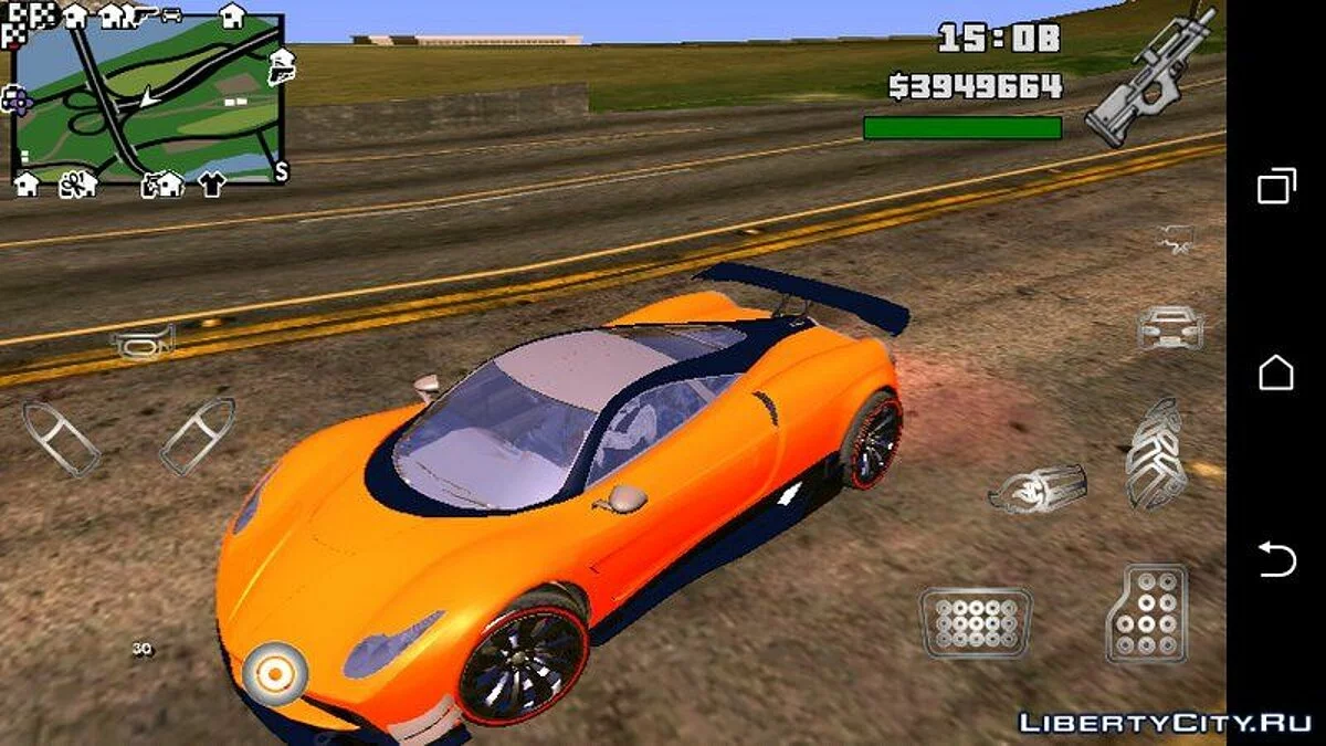 Pegassi Osiris из GTA 5 (только DFF) / GTA San Andreas (iOS, Android)