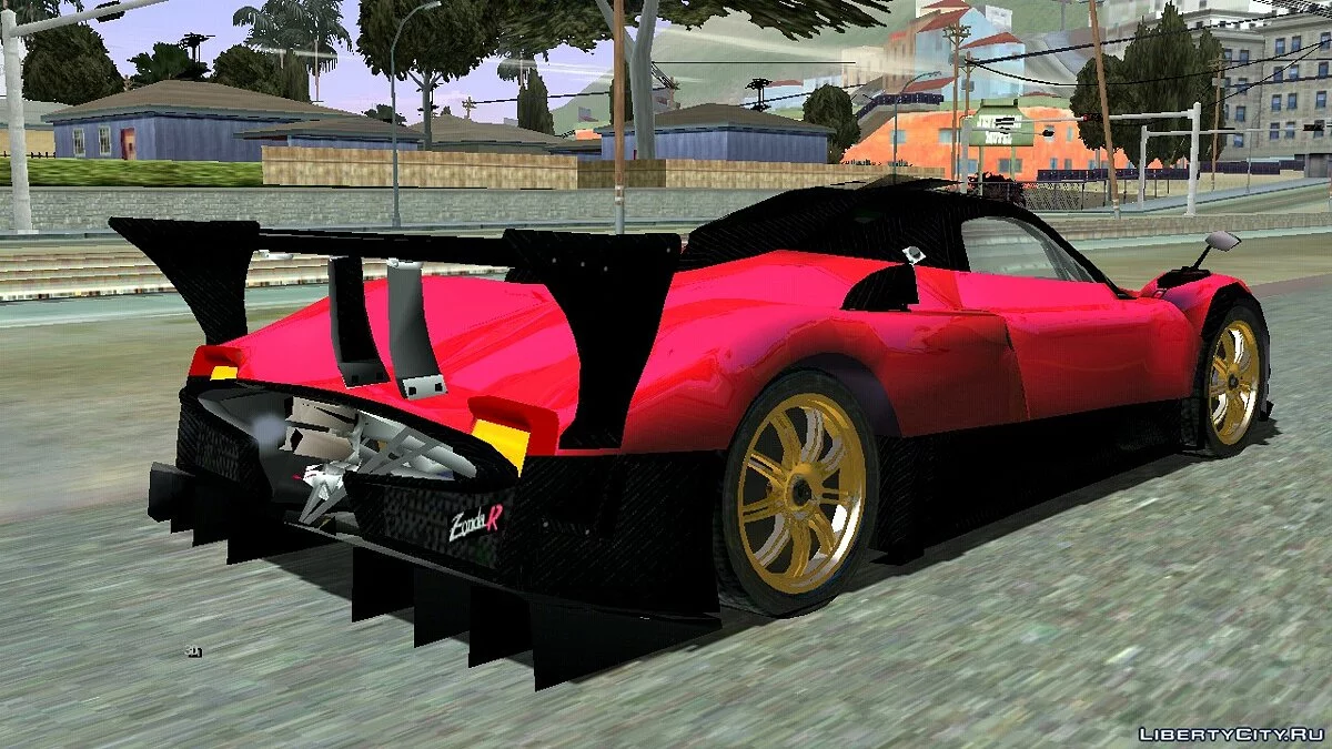 Pagani Zonda Lowsize (HQ) / GTA San Andreas (iOS, Android)