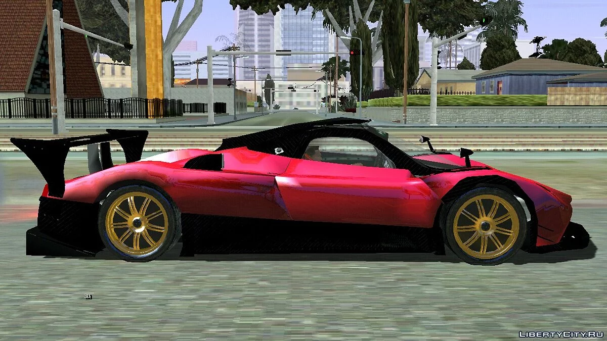 Pagani Zonda Lowsize (HQ) / GTA San Andreas (iOS, Android)