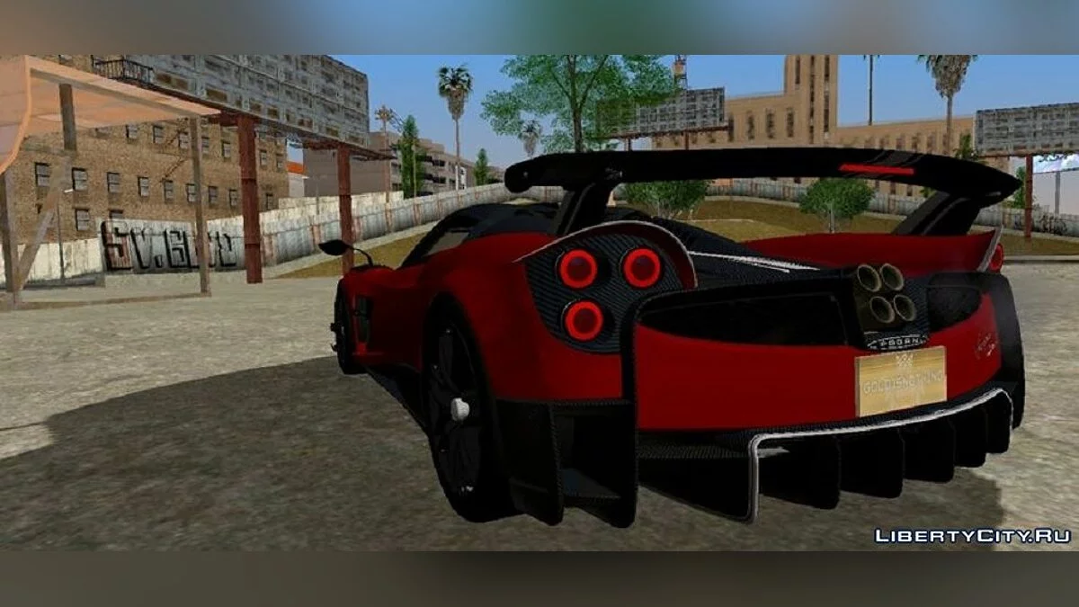 Pagani Huayra BC Roadster Drago Viola / GTA San Andreas (iOS, Android)