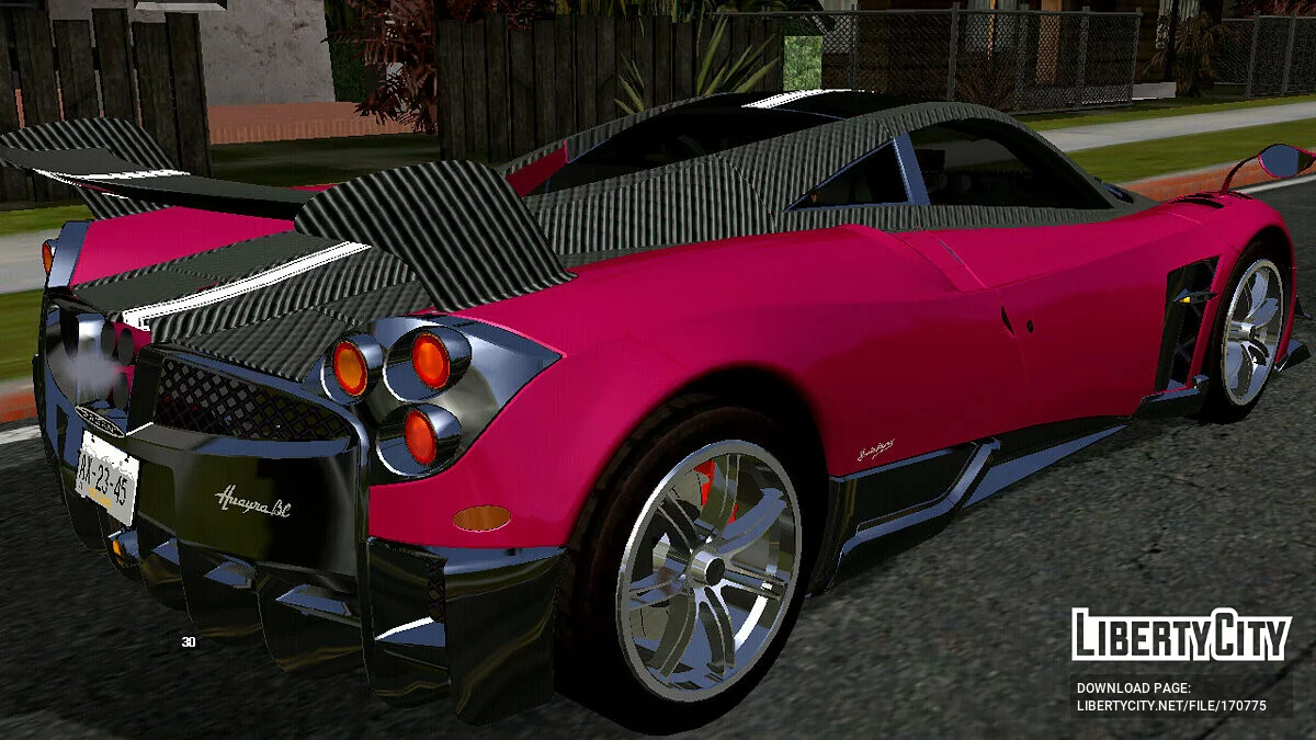 Pagani Huayra BC (только DFF) / GTA San Andreas (iOS, Android)