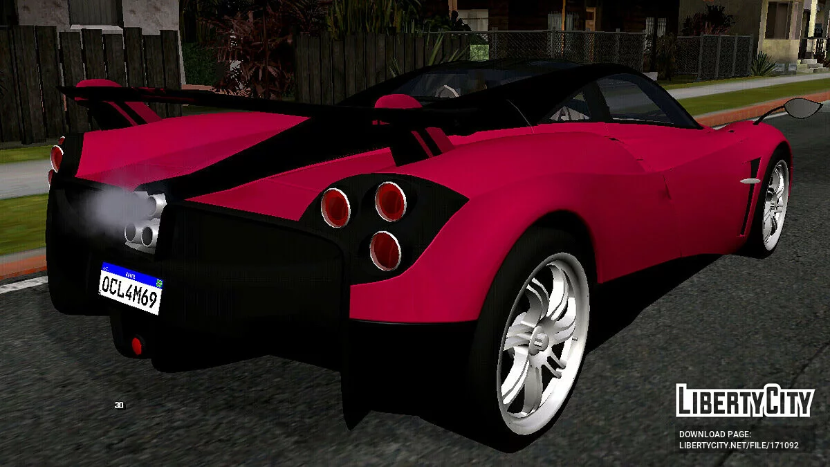 Pagani Huayra (только DFF) / GTA San Andreas (iOS, Android)