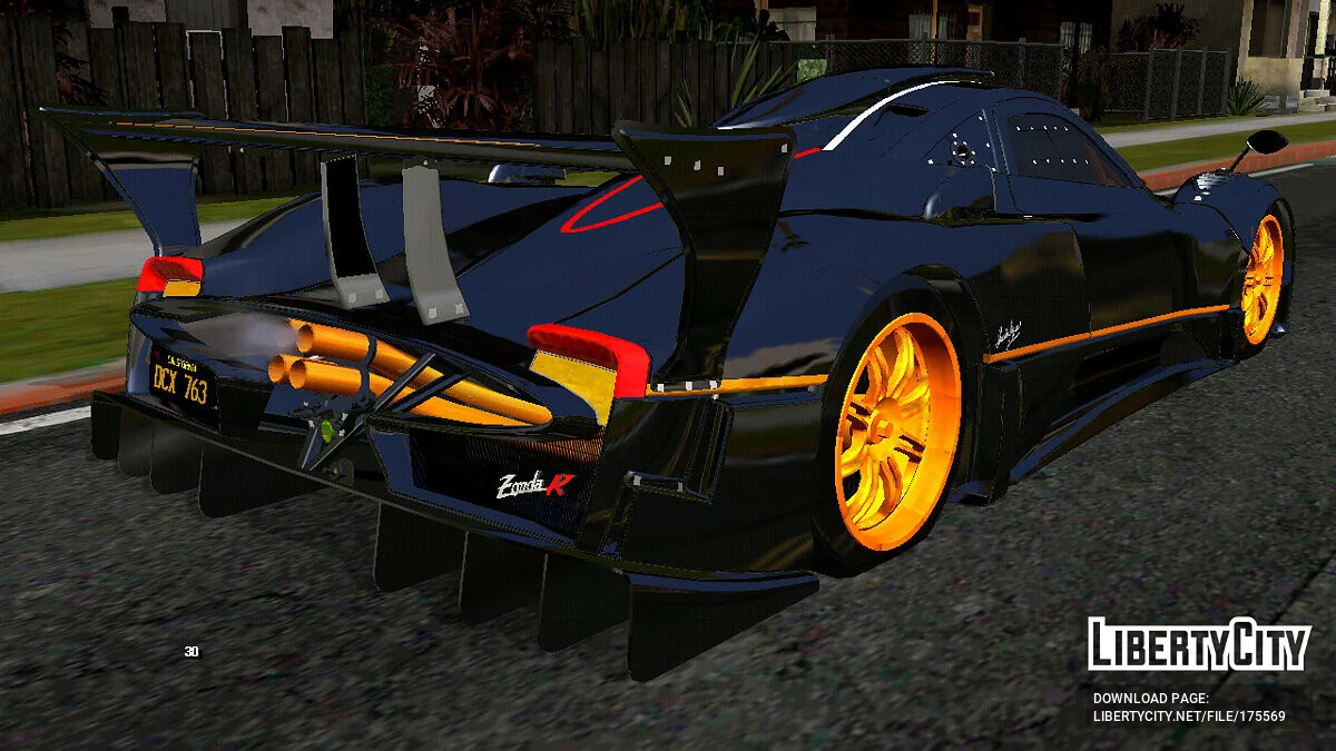 Pagani Zonda R 2010 (только DFF) / GTA San Andreas (iOS, Android)