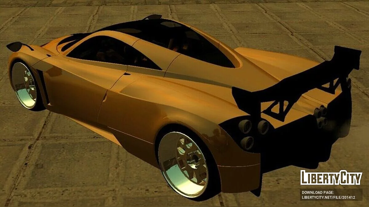 Pagani Huayra (только DFF) / GTA San Andreas (iOS, Android)