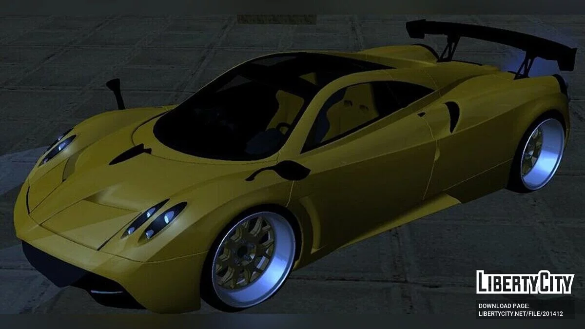 Pagani Huayra (только DFF) / GTA San Andreas (iOS, Android)
