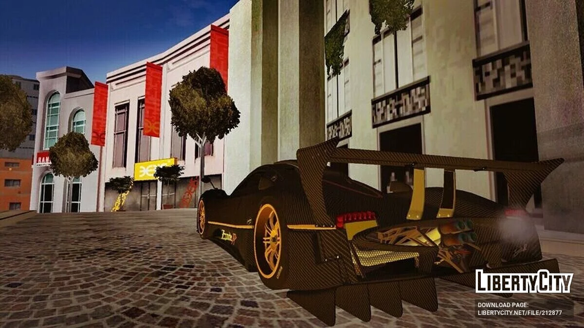 Pagani Zonda R High Quality / GTA San Andreas (iOS, Android)