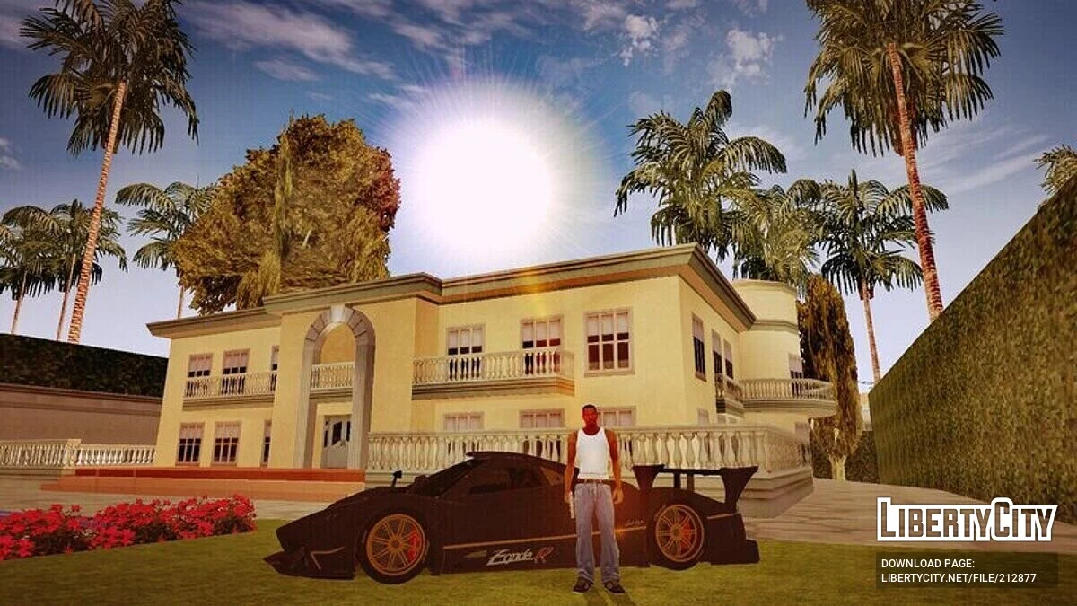 Pagani Zonda R High Quality / GTA San Andreas (iOS, Android)