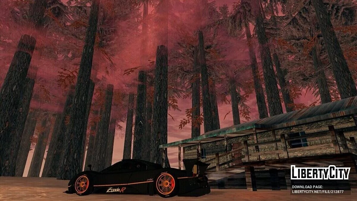 Pagani Zonda R High Quality / GTA San Andreas (iOS, Android)