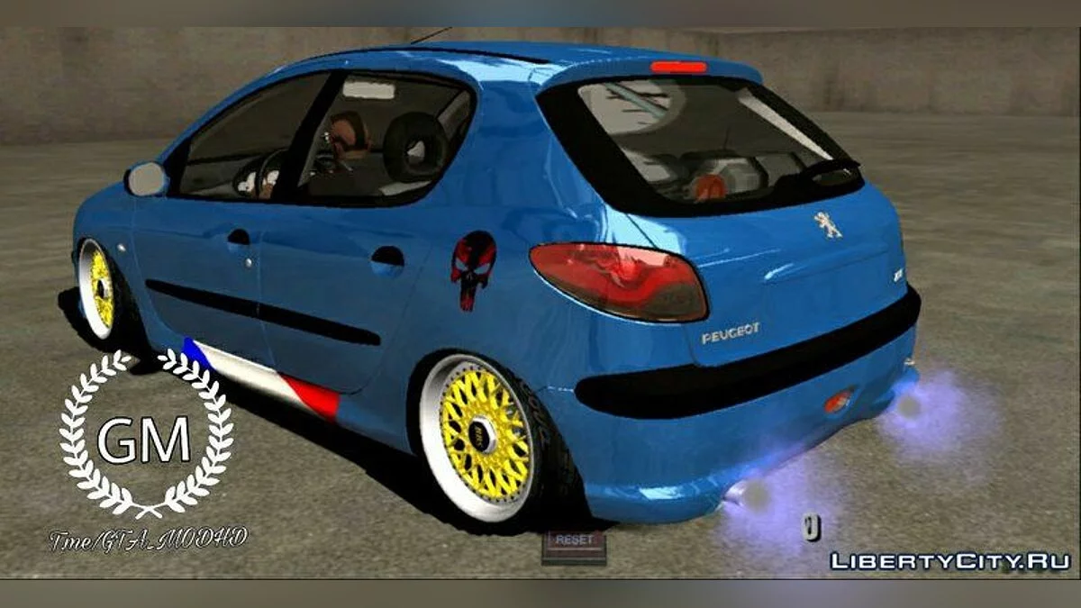 Peugeot 206 / GTA San Andreas (iOS, Android)